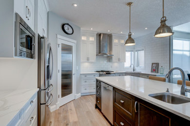 Kitchen - contemporary kitchen idea in Calgary