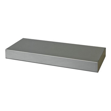 Stainless Steel Floating Shelf, 36"x10"x2.5"