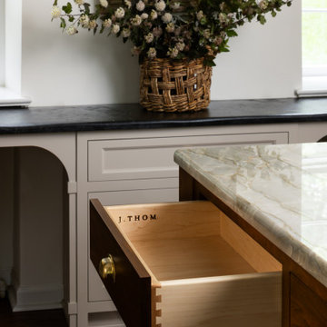 Custom Dovetail Drawer and Built-In Workspace