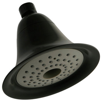 Showerscape 2 Function 6" 1.8 GPM ABS Shower Head, Oil Rubbed Bronze