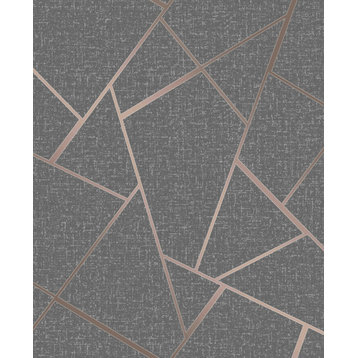 Quartz Copper Fractal Wallpaper Bolt