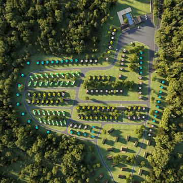 North Fork RV Resort - Master-Planned Community Rendering