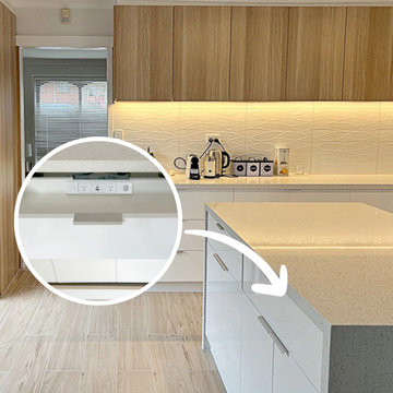 Australian Kitchen In-Drawer Charging Outlets