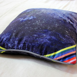 Artist Designed Pillows - Rainbow Galaxy - Decorative Pillows