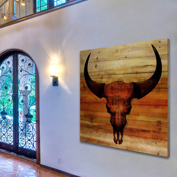 Burnt Sienna Skull