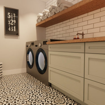 Laundry Room Render