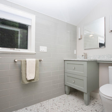 Lovely Transitional Bathroom Renovation