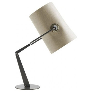Fork Table Lamp, Ivory