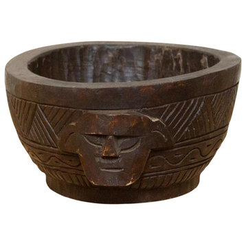 Hand-carved Ao Naga Kitchen Bowl