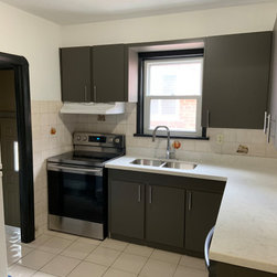 Profile A | Grey, Light Brown, Matte Cabinet Doors - Kitchen Cabinetry