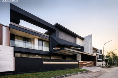 Contemporary exterior home idea in Other