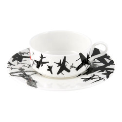 The New English - The New English Crusades Mocha Cup and Saucer - Dinnerware