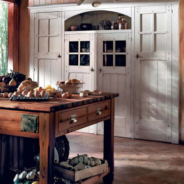 Barn Door Cabinetry Rustic & Industrial Kitchen Vintage Style Design By Darash