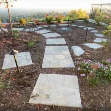 Xeriscape & Native Garden with Waterfall