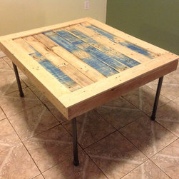Reclaimed Modern Rustic Pallet Coffee Table - Coffee Tables