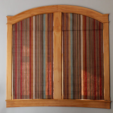 Custom Arch Top Roman Shades