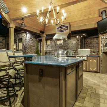 Dublin Outdoor Living/Kitchen/Pool/Putting Green/Lower Grotto/Firepit