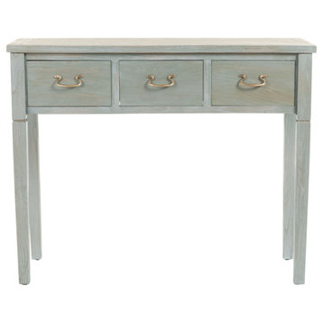 Lou Console With Storage Drawers Ash Gray