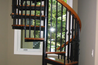 Photo of a modern staircase in St Louis.