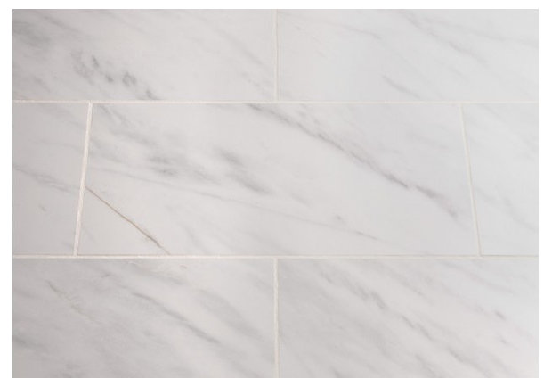 Carrara Polished Porcelain Floor Wall Tile Modern And Carrara Polished Porcelain Floor Wall Tile White Grey 30 Piece