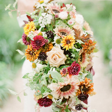 Slow Flowers September 2019 Inspiration: Sunflower & Rudbeckia Floral Designs