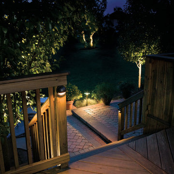 Artistic Night Lighting ~ Affordable Lawn Sprinklers and Lighting