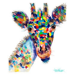 Giraffe Painting - Paintings