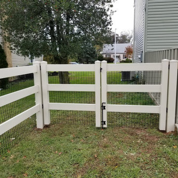 3 Rail Privacy Ranch Style Fencing