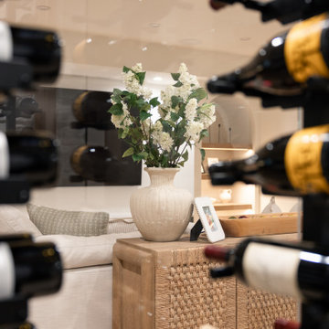 Luxury Basement Remodel with Custom Bar, Wine Display & Wellness Retreat