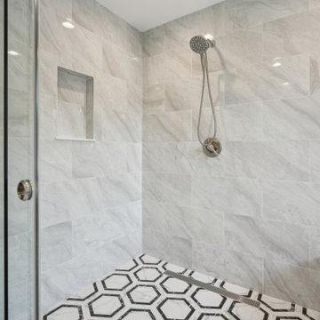 Shower Detail | Second Level Addition New Milford NJ