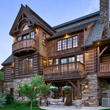 Hybrid Log & Timber Home - Pocatello Residence