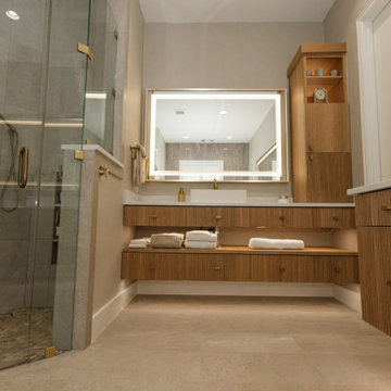 Lux Modern Spa Master bathroom