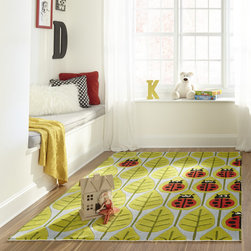 Ladybug Family Rugs by Momeni in Red - Rugs