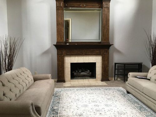 Fireplace With Tables Or Buffets, Mirrored Console Table With Fireplace