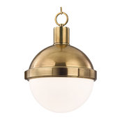 Hudson Valley Lighting 615-AGB Pendant Light in Aged Brass