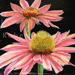 Roberta Ahrens Cracked Linen Botanical Paintings - Products
