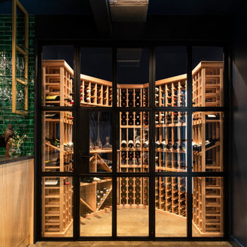 A Custom Wine Room Becomes the Basement's Main Attraction