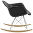 Adaire Plastic Lounge Chair/Black