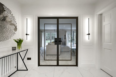 Black & White Luxury Hallway Entrance