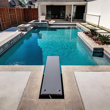 Geometric Pool Designs Dallas, Highland Park & Plano