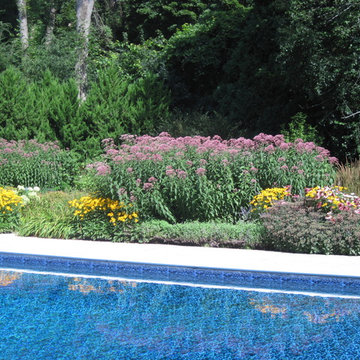 Big drifts of color deliver both color and texture