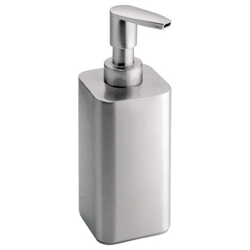 iDesign Gia Soap Pump, Brushed Stainless Steel