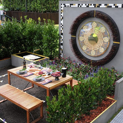 SOL. Two suns, One light. - Outdoor Wall Art