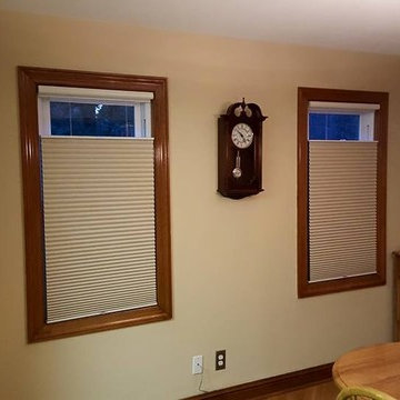 Cordless top down bottom up cellular shades