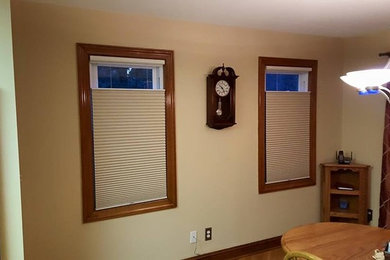 Cordless top down bottom up cellular shades