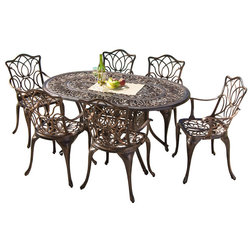 Mediterranean Outdoor Dining Sets by GDFStudio