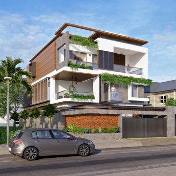 Mr. Chandan's 40*80 Luxury Architectural House Design