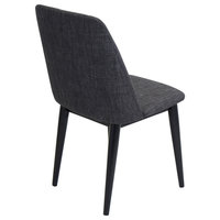 LumiSource Tintori Dining Chairs in Charcoal, Set of 2