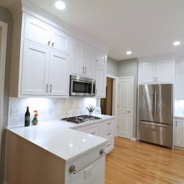 Classic white kitchen project