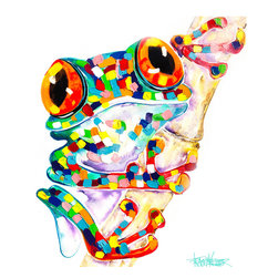 Tree Frog Painting - Paintings